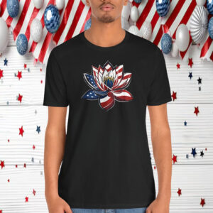 Kamala Means "Lotus" Patriotic Lotus Flower Shirt