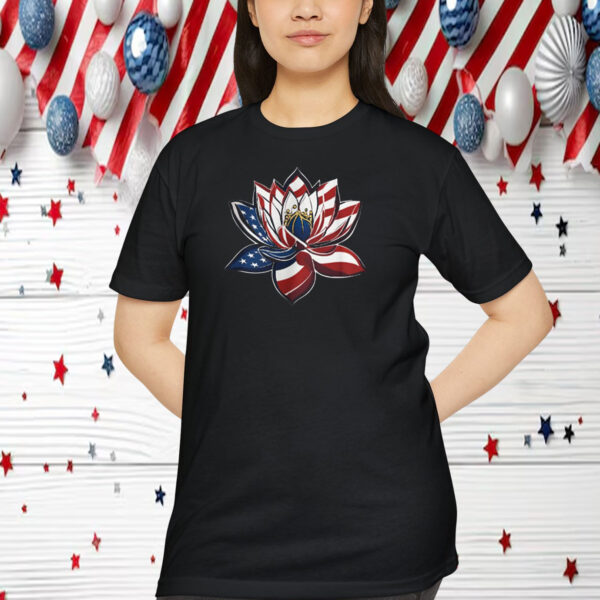 Kamala Means "Lotus" Patriotic Lotus Flower Shirt