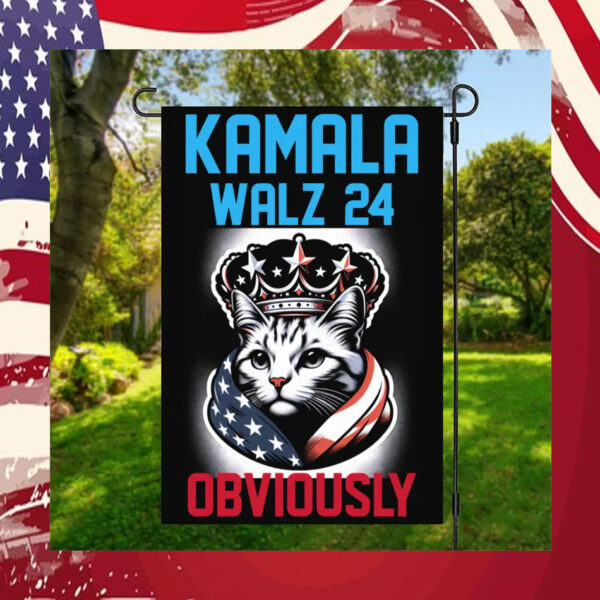Kamala Walz 24 Obviously Flag