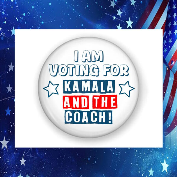 Kamala and the Coach Button