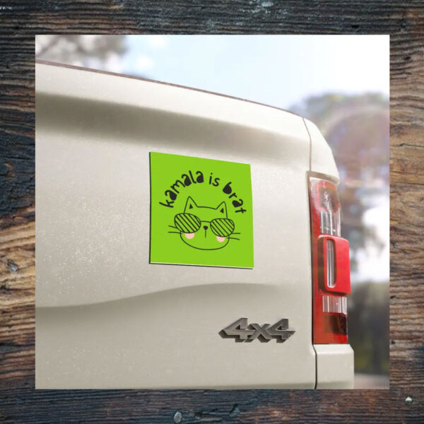 Kamala is Brat Car Magnet Kamala Harris Brat Magnet
