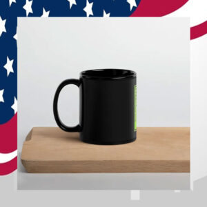 Kamala is brat! Black Glossy Mug
