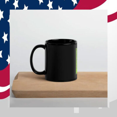 Kamala is brat! Black Glossy Mug