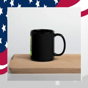 Kamala is brat! Black Glossy Mug