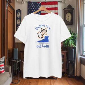 Karma is a Cat Lady White T-Shirt