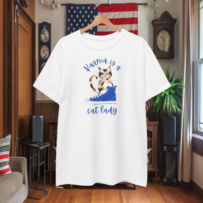Karma is a Cat Lady White T-Shirt