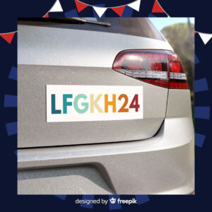 LFG Kamala Harris 2024 Bumper Magnet