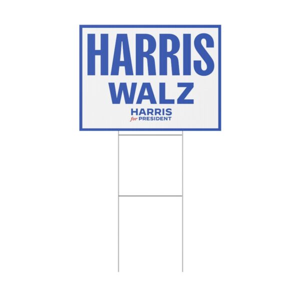 Harris Walz Yard Sign