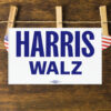 Logo Harris Walz Blue Car Magnet
