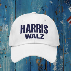 Logo Harris Walz Blue Hat