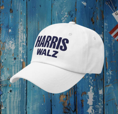 Logo Harris Walz Blue Hat