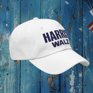 Logo Harris Walz Blue Hat