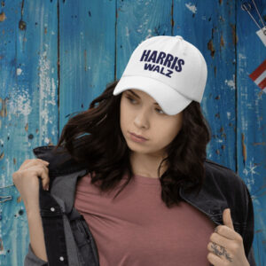 Logo Harris Walz Blue Hat