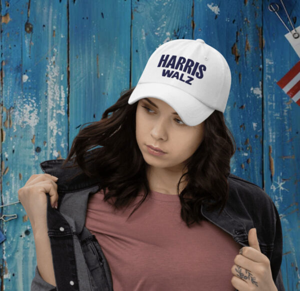 Logo Harris Walz Blue Hat