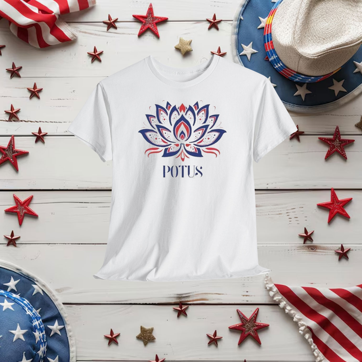 Lotus for POTUS Shirt, Kamala Harris 2024 Shirt