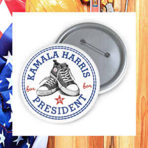 Madam President Converse Shoes Kamala Harris for President Circle Button