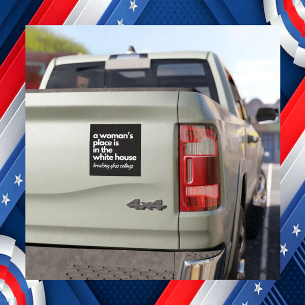 Madam President Kamala Harris A Woman's Place is in the White House Car Magnet
