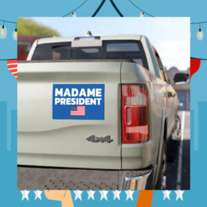 Madame President Kamala Car Magnet