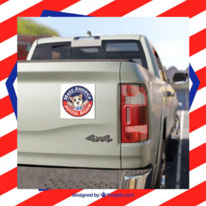 Make America Joyful Again Harris Walz Car Magnet