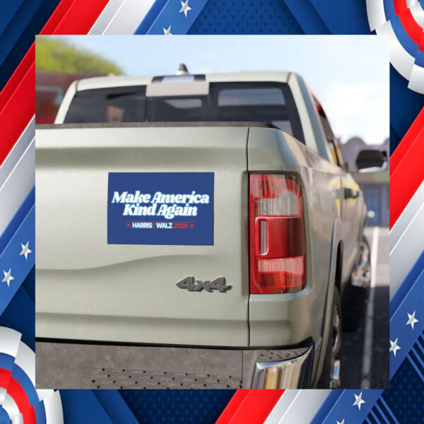 Make America Kind Again Car Magnet Magnetic Bumper Sticker