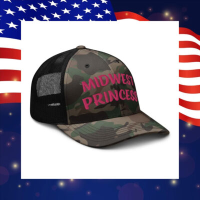 Midwest Princess Hat, Harris Walz Camo Trucker Hat, Harris Walz Camo Hat