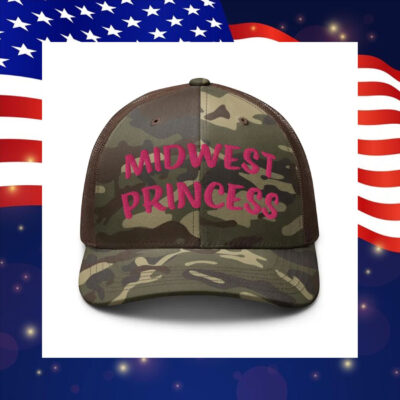 Midwest Princess Hat, Harris Walz Camo Trucker Hat, Harris Walz Camo Hat