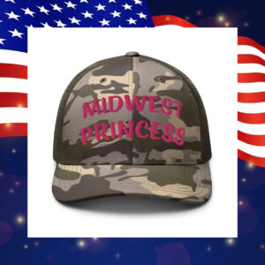 Midwest Princess Hat, Harris Walz Camo Trucker Hat, Harris Walz Camo Hat