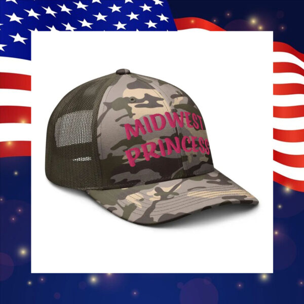 Midwest Princess Hat, Harris Walz Camo Trucker Hat, Harris Walz Camo Hat