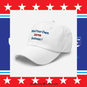 Mind Your Own Damn Business Embroidered Hat | Kamala Harris Tim Walz 2024 Election