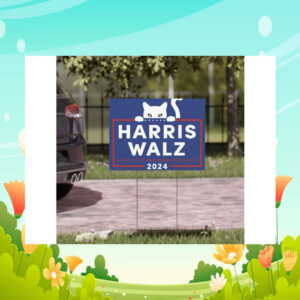 Mind Your Own Damn Business Harris Walz 2024 Yard Signs