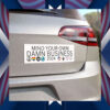 Mind Your Own Damn Business Tim Walz + Kamala Harris Car Magnet