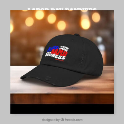 Mind Your Own Damn Business Unisex Distressed Cap
