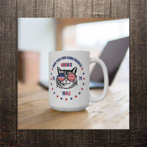 Mind your own damn business Harris Walz 2024 mug, Kamala Harris gift, Harris 2024, Kamala Harris mug