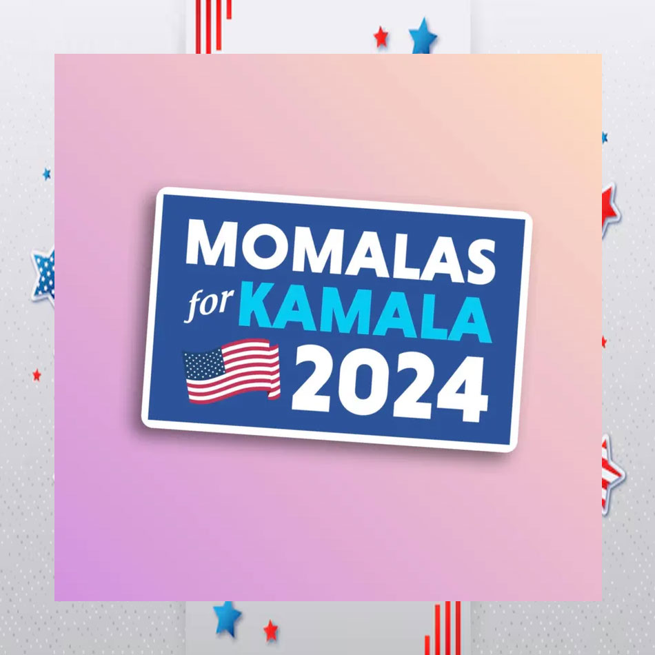Momalas For Kamala 2024 Sticker
