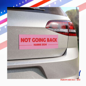 NOT GOING BACK Pink Car Magnet