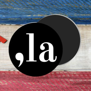 Official Comma-La Kamala Button