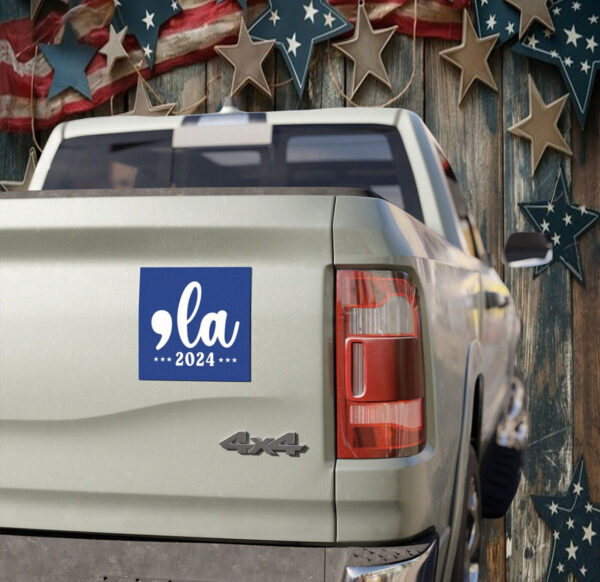 Official Comma-La Kamala Harris Car Magnets