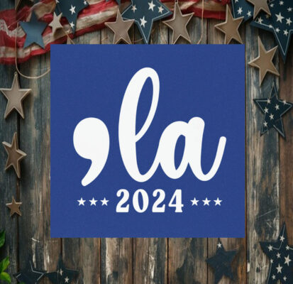 Official Comma-La Kamala Harris Car Magnets