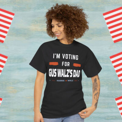 Official Gus Walz I’m Voting For Gus Walz’s Dad T-Shirt