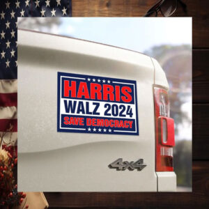 Official Harris Walz 2024 Car Magnet, Harris Walz For The People Magnet