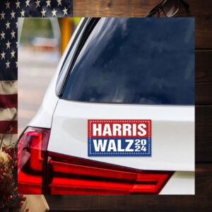 Official Harris Walz 2024 Car Magnet