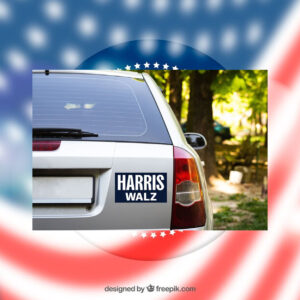 Official Harris Walz 2024 Election Campaign Car Magnet
