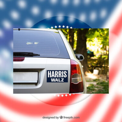 Official Harris Walz 2024 Election Campaign Car Magnet