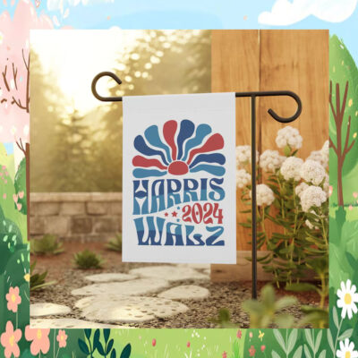 Official Harris Walz 2024 Garden and House Flags