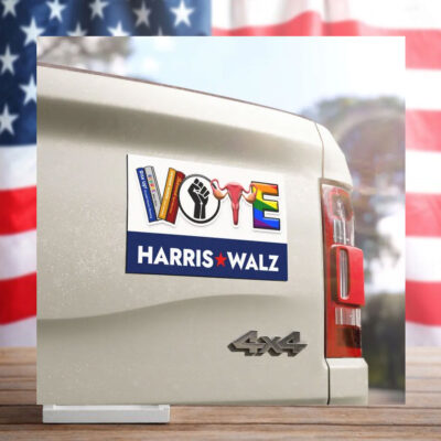 Official Harris Walz 24 Car Magnets
