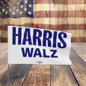 Official Harris Walz Blue Flag