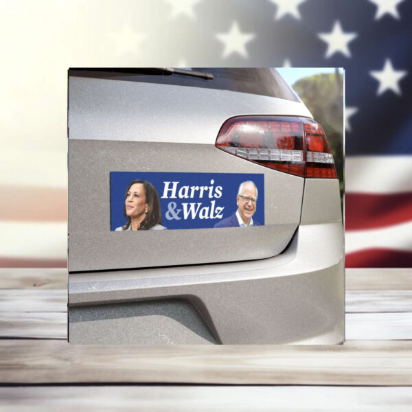 Official Harris Walz 24 Car Magnet
