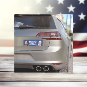 Official Harris Walz 24 Car Magnet
