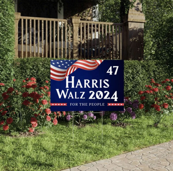 Official Kamala Harris Walz yard Sign 2024
