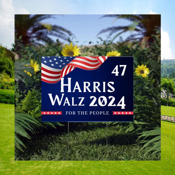 Official Kamala Harris Walz yard Sign 2024